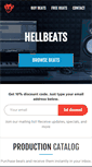 Mobile Screenshot of hellbeats.com